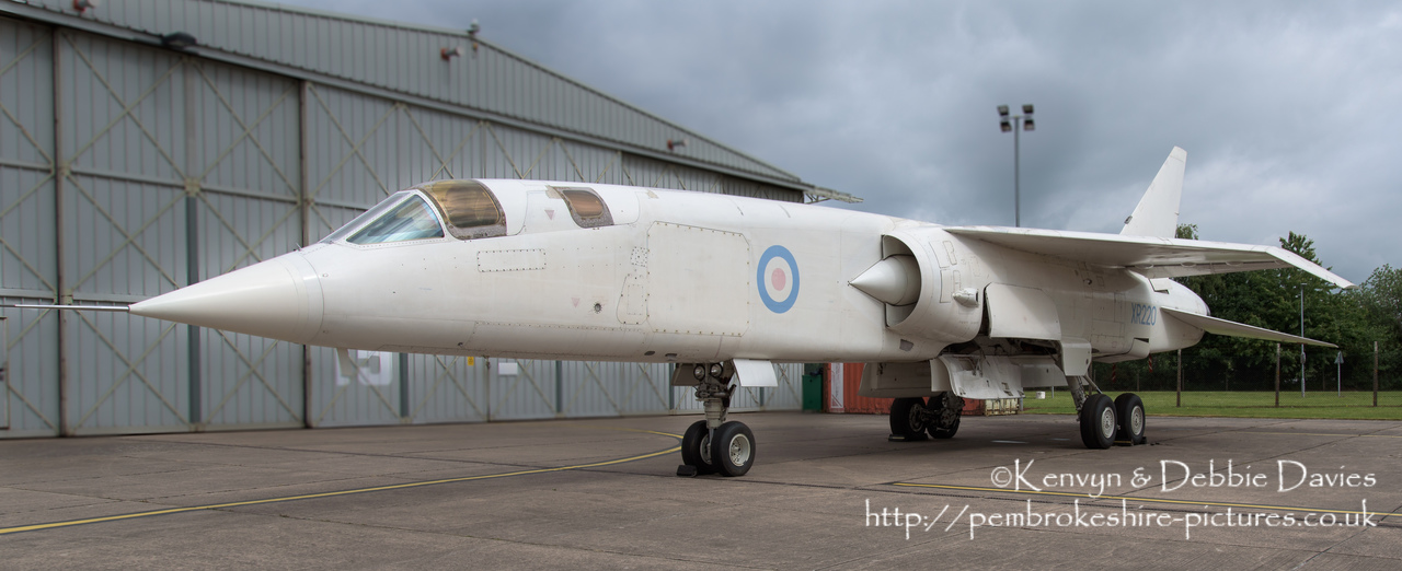 Designed in the early 60s, the first flight of the TSR 2 (Tactical Strike and Reconnaissance Mach 2) occurred in 1964. This is the second TSR 2 built (the first and only one that flew no longer exists).